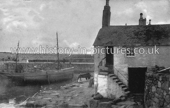 The Wharf, Mousehole, Cornwall. c.1925